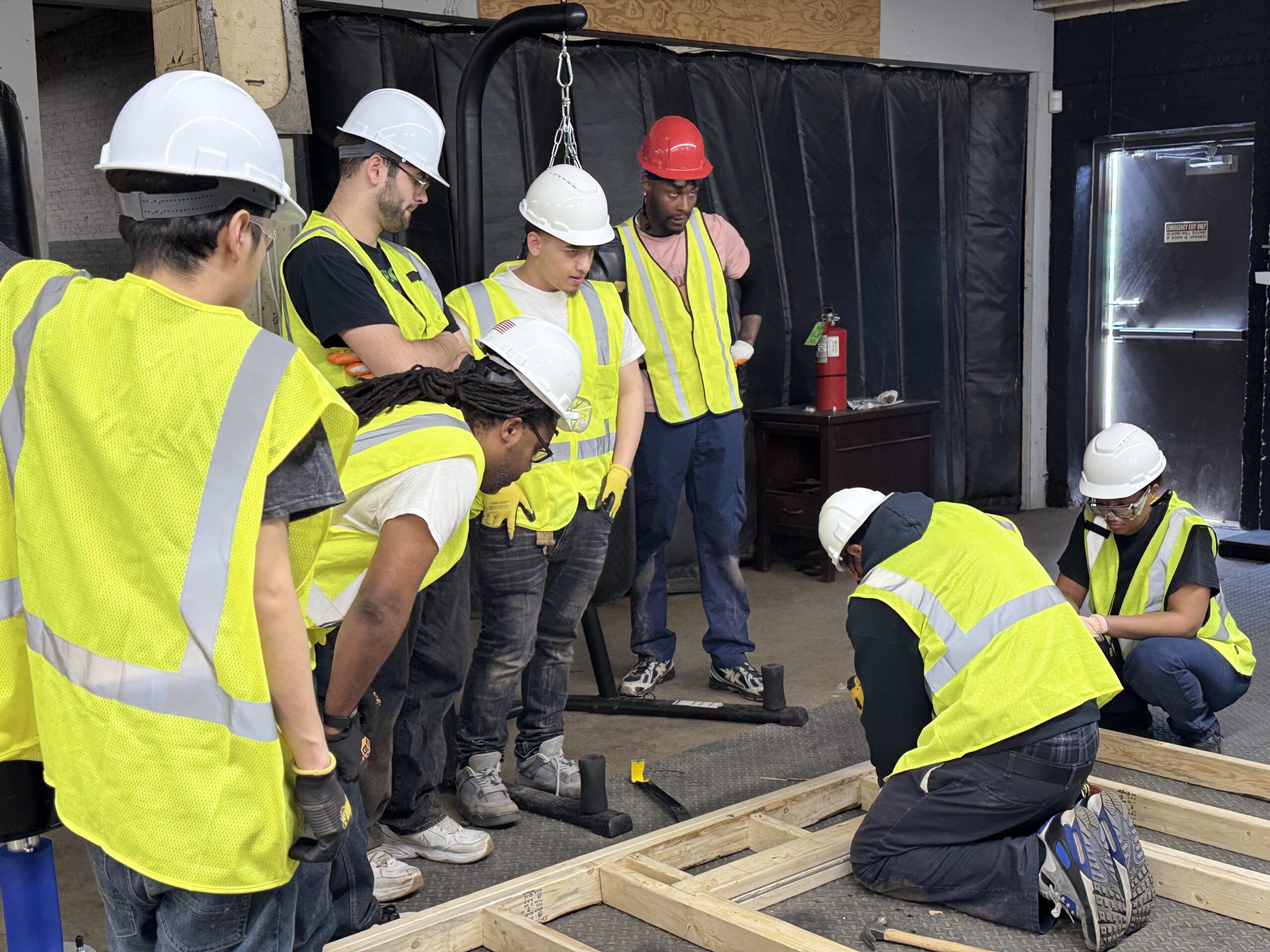 Students in training